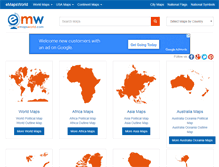 Tablet Screenshot of emapsworld.com